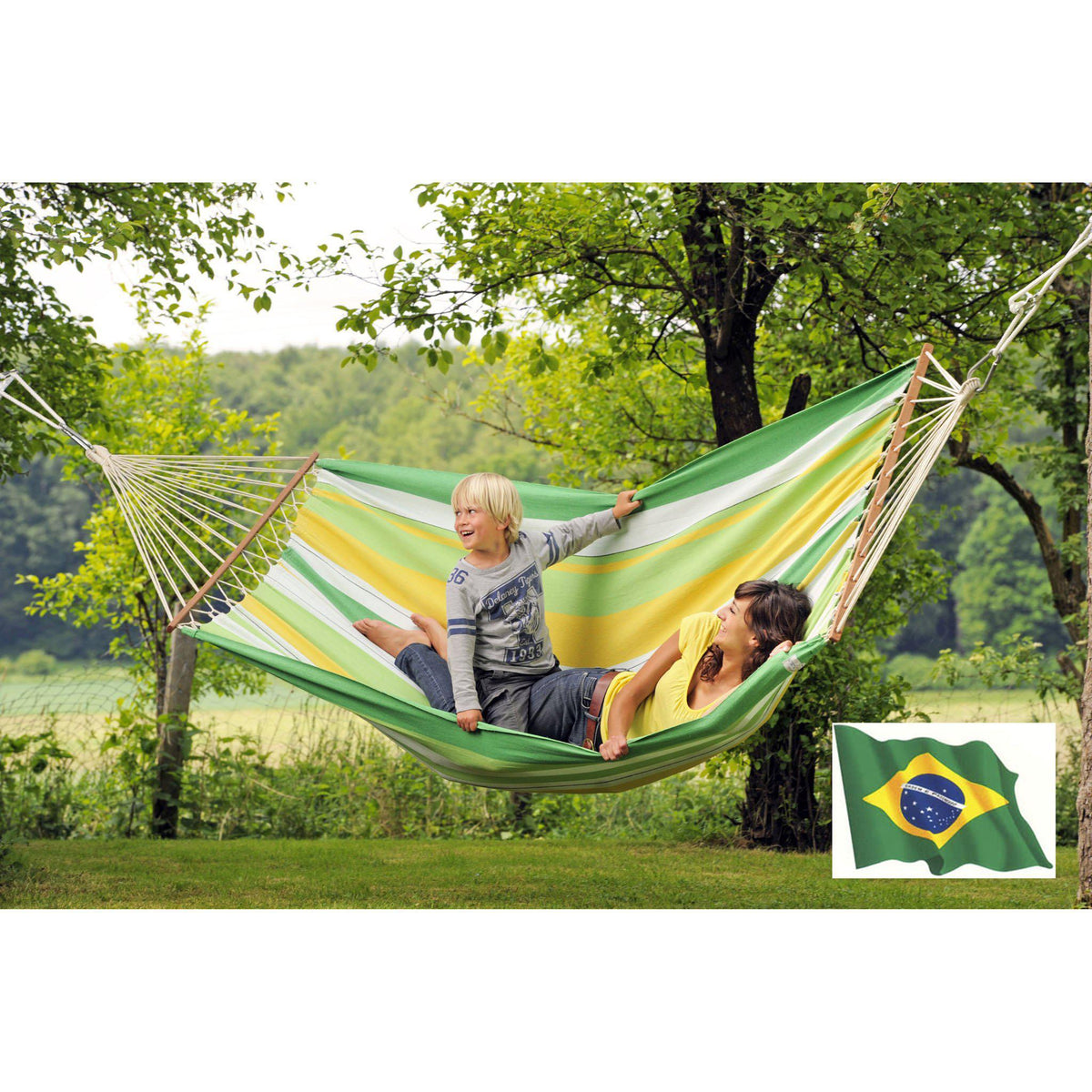 Brasilia Hammock in Apple Green