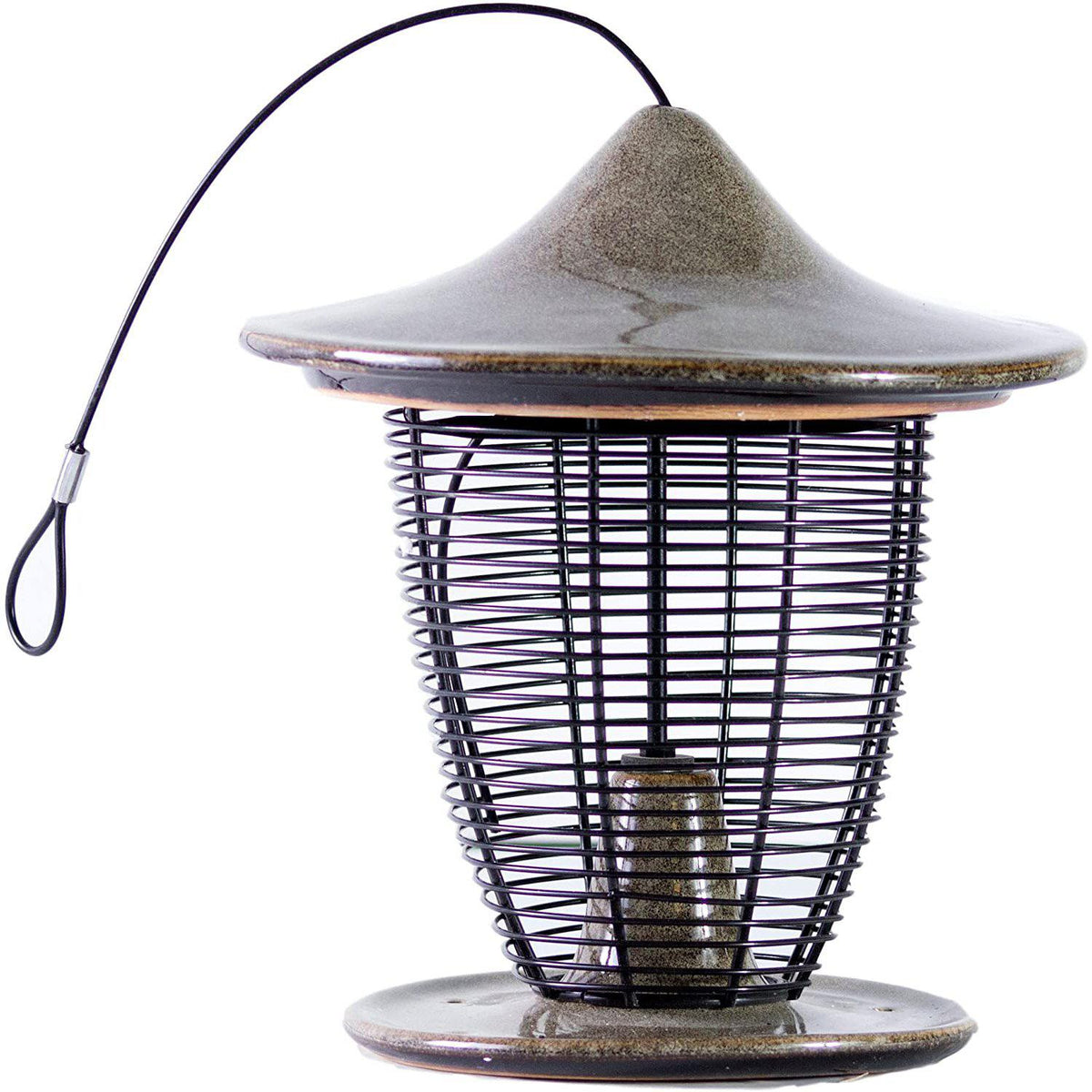 Pagoda Bird Feeder, Sandy Granite, from Byer of Maine